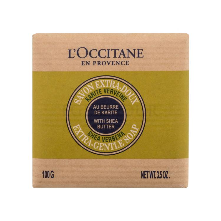 L&#039;Occitane Shea Butter Verbena Extra-Gentle Soap Mydło w kostce dla kobiet 100 g