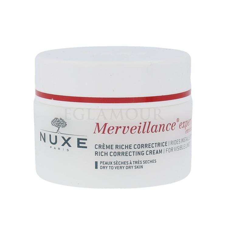 NUXE Merveillance Visible Lines Rich Cream Krem do twarzy na dzień dla kobiet 50 ml