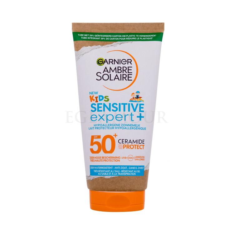 Garnier Ambre Solaire Kids Advanced Sensitive Hypoallergenic Milk SPF50+ Preparat do opalania ciała dla dzieci 175 ml