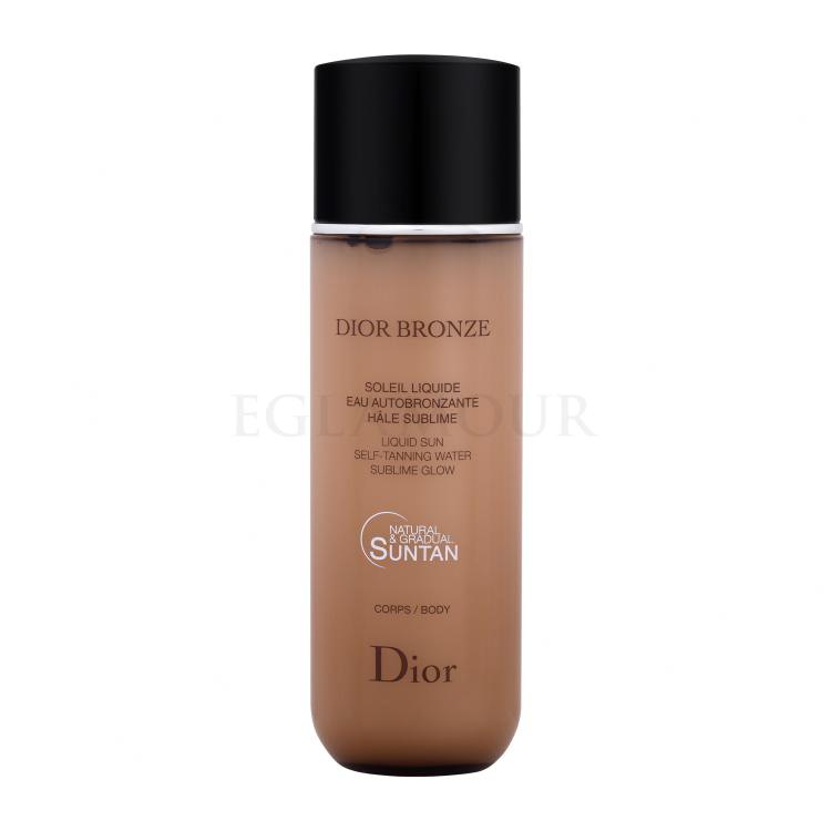 Christian Dior Bronze Liquid Sun Self-Tanning Water Sublime Glow Samoopalacz dla kobiet 100 ml