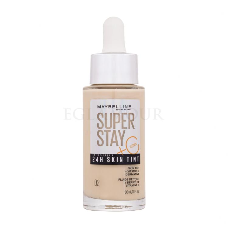 Maybelline Super Stay 24H Skin Tint + Vitamin C Podkład dla kobiet 30 ml Odcień 02