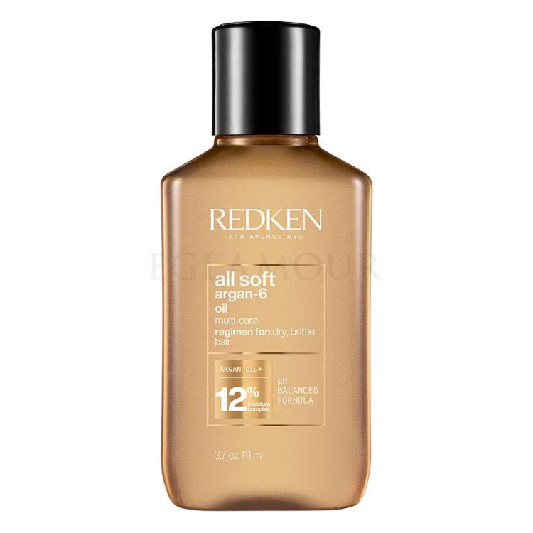 Redken All Soft Argan-6 Oil Olejek do włosów dla kobiet 111 ml