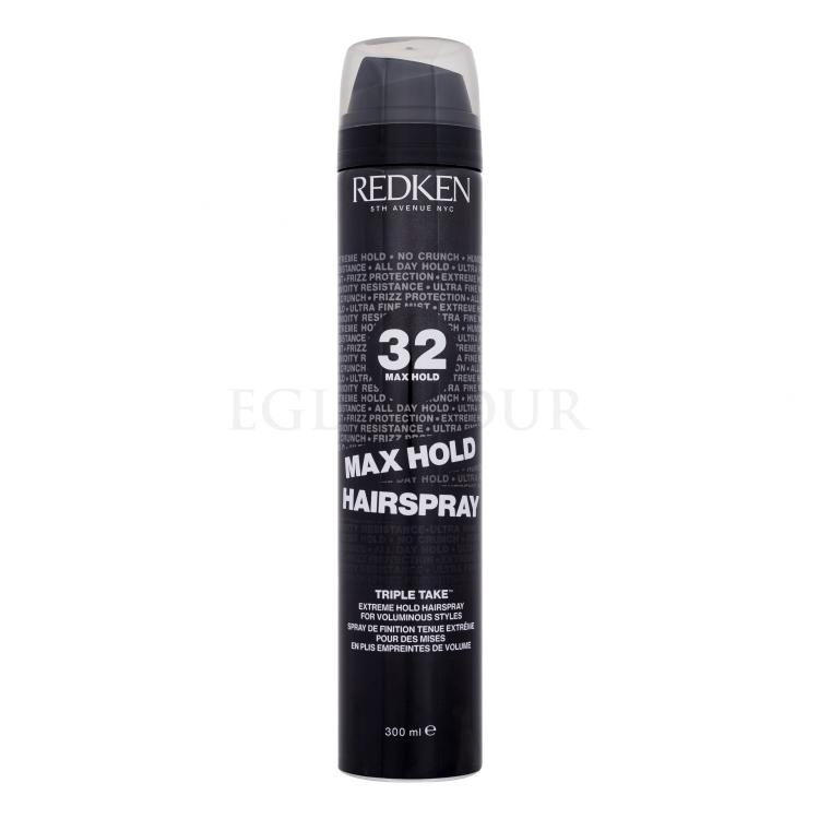 Redken Triple Take 32 Max Hold Hairspray Lakier do włosów dla kobiet 300 ml
