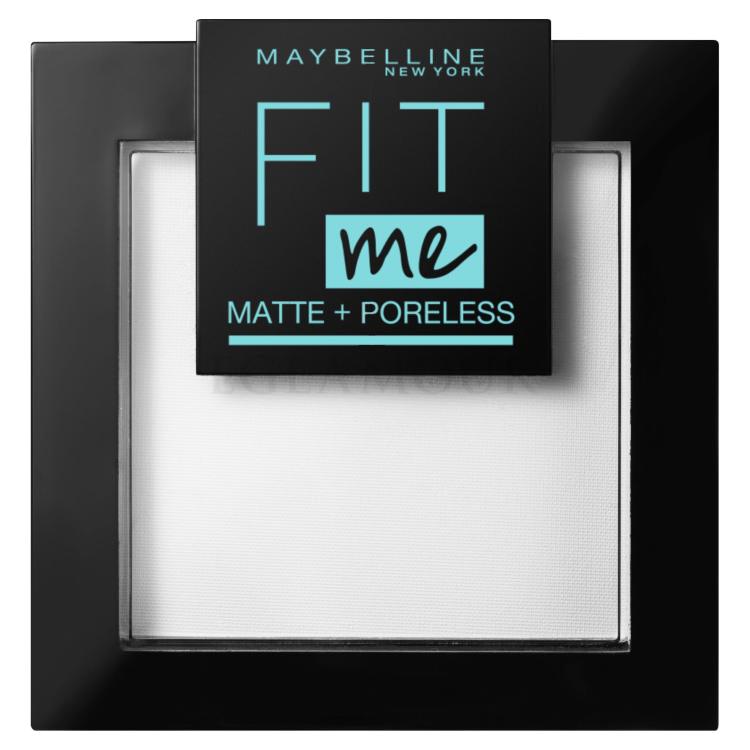 Maybelline Fit Me! Matte + Poreless Puder dla kobiet 9 g Odcień 090 Translucent