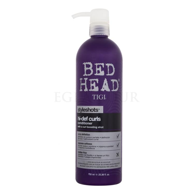 Tigi Bed Head Styleshots Hi-Def Curls Conditioner Odżywka dla kobiet 750 ml