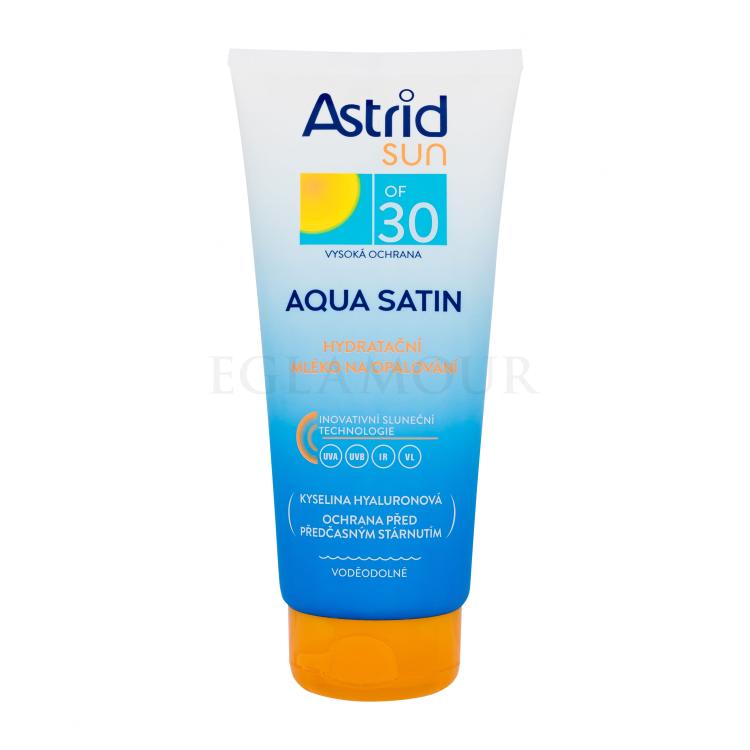 Astrid Sun Aqua Satin Moisturizing Milk SPF30 Preparat do opalania ciała 200 ml