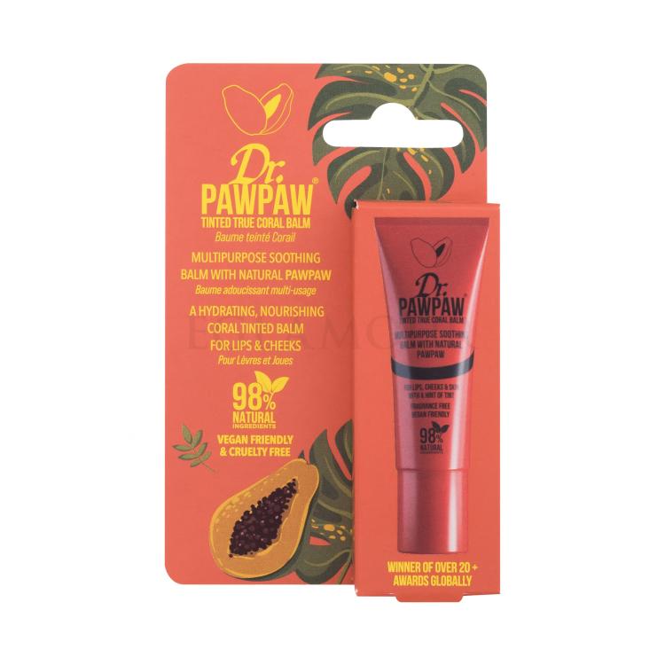 Dr. PAWPAW Balm Tinted True Coral Balsam do ust dla kobiet 10 ml