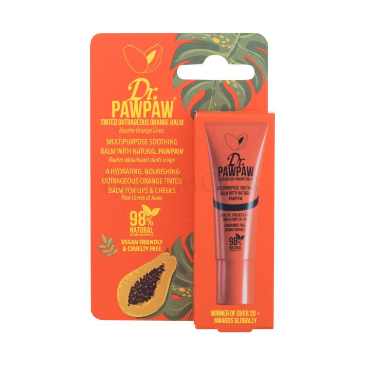 Dr. PAWPAW Balm Tinted Outrageous Orange Balsam do ust dla kobiet 10 ml