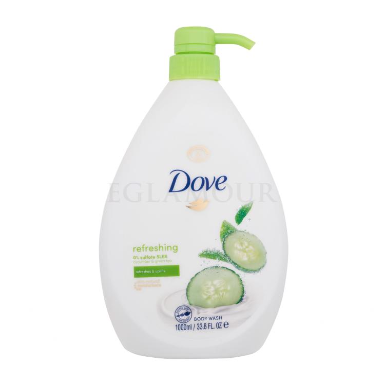 Dove Refreshing Cucumber &amp; Green Tea Żel pod prysznic dla kobiet 1000 ml