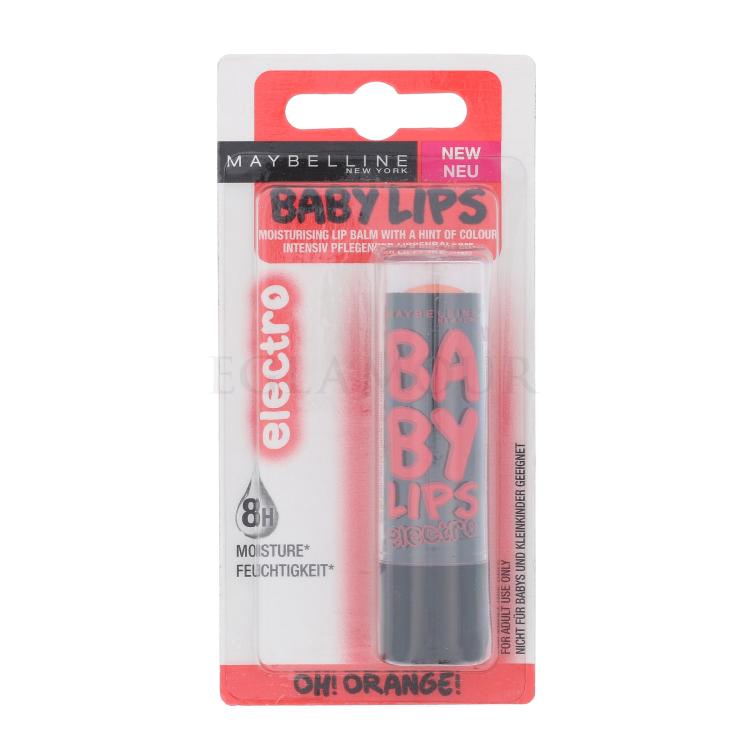 Maybelline Baby Lips Electro Balsam do ust dla kobiet 4,4 g Odcień Oh! Orange!