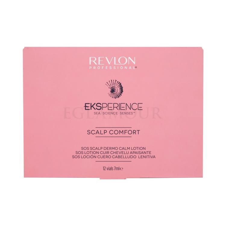 Revlon Professional Eksperience Scalp Comfort SOS Dermo Calm Lotion Pielęgnacja bez spłukiwania dla kobiet 12x7 ml
