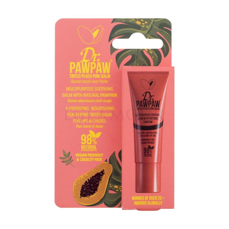Dr. PAWPAW Balm Tinted Peach Pink Balsam do ust dla kobiet 10 ml