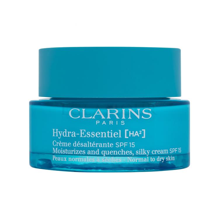 Clarins Hydra-Essentiel [HA²] Silky Cream SPF15 Krem do twarzy na dzień dla kobiet 50 ml