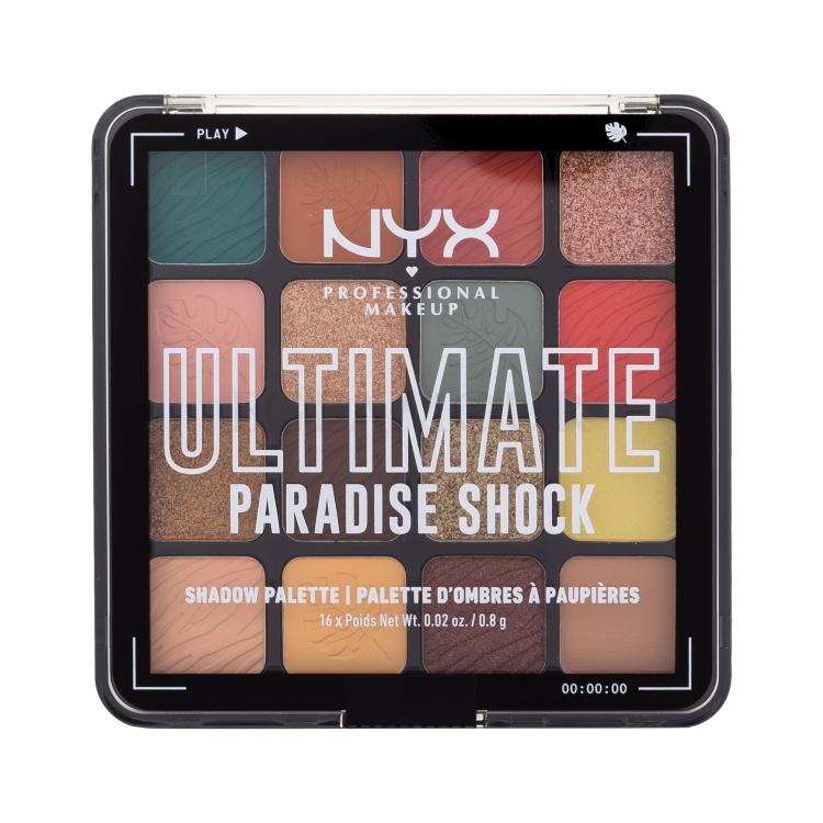NYX Professional Makeup Ultimate Cienie do powiek dla kobiet 13,28 g Odcień 01 Paradise Shock