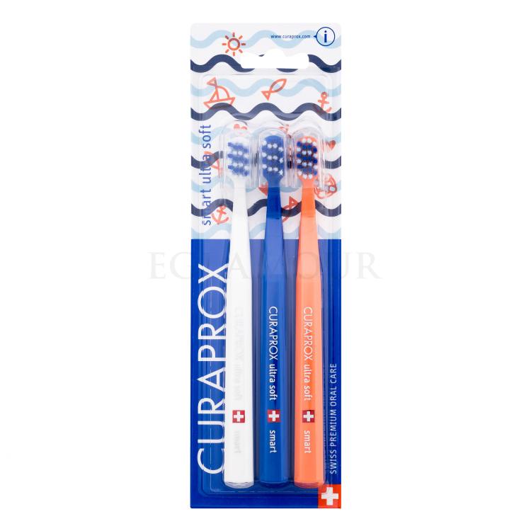 Curaprox Smart Ultra Soft Trio Sailing Limited Edition Szczoteczka do zębów Zestaw