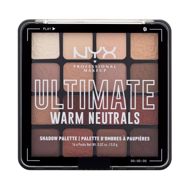 NYX Professional Makeup Ultimate Warm Neutrals Cienie do powiek dla kobiet 12,8 g