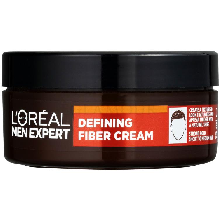 L&#039;Oréal Paris Men Expert Barber Club Defining Fiber Cream Krem do włosów dla mężczyzn 75 ml