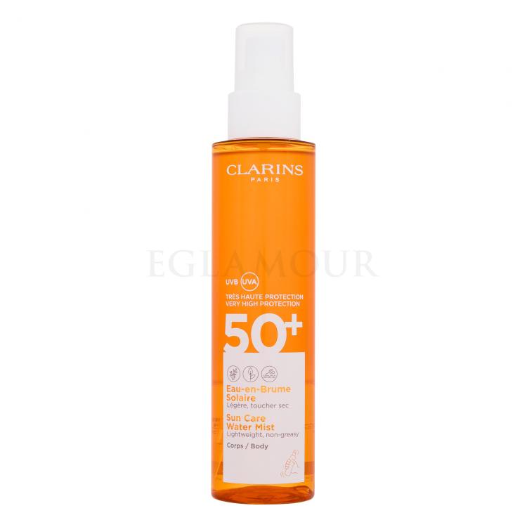 Clarins Sun Care Water Mist SPF50+ Preparat do opalania ciała dla kobiet 150 ml