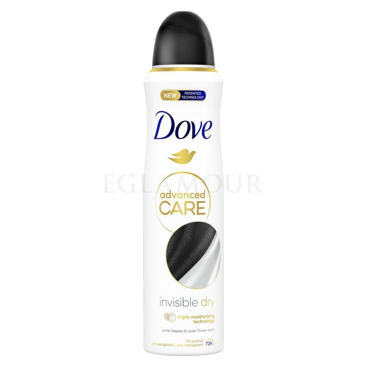 dove invisible dry white freesia & violet antyperspirant w sprayu 150 ml   