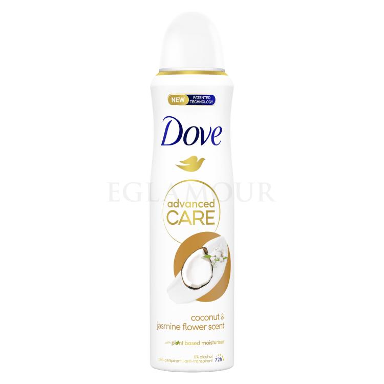 Dove Advanced Care Coconut &amp; Jasmine 72h Antyperspirant dla kobiet 150 ml