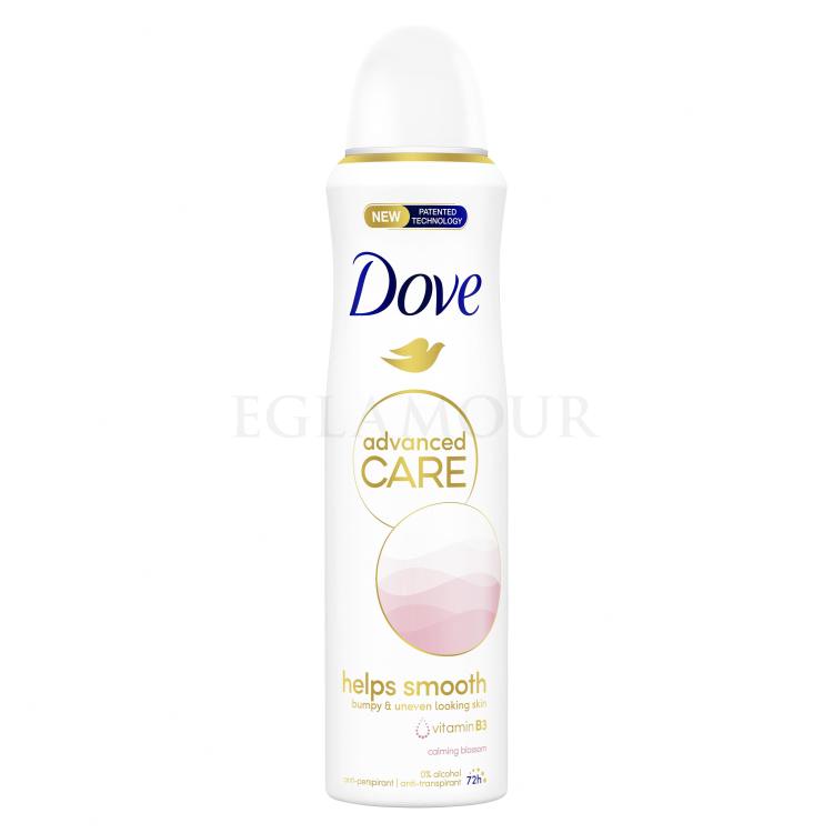 Dove Advanced Care Helps Smooth 72h Antyperspirant dla kobiet 150 ml