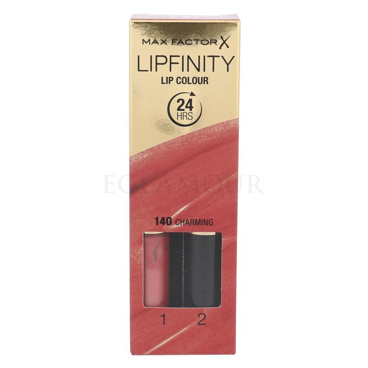 Max Factor Lipfinity 24HRS Lip Colour Pomadka dla kobiet 4,2 g Odcień 140 Charming