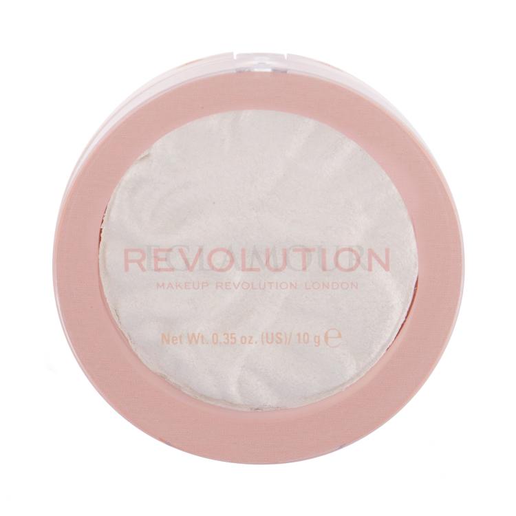 Makeup Revolution London Re-loaded Rozświetlacz dla kobiet 10 g Odcień Golden Lights Uszkodzone pudełko