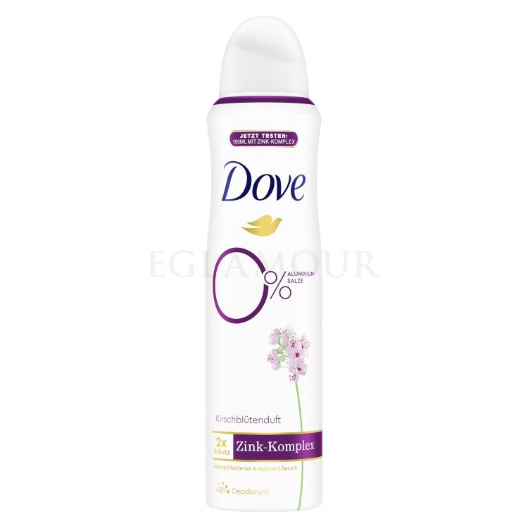 Dove 0% ALU Cherry Blossom 48h Dezodorant dla kobiet 150 ml