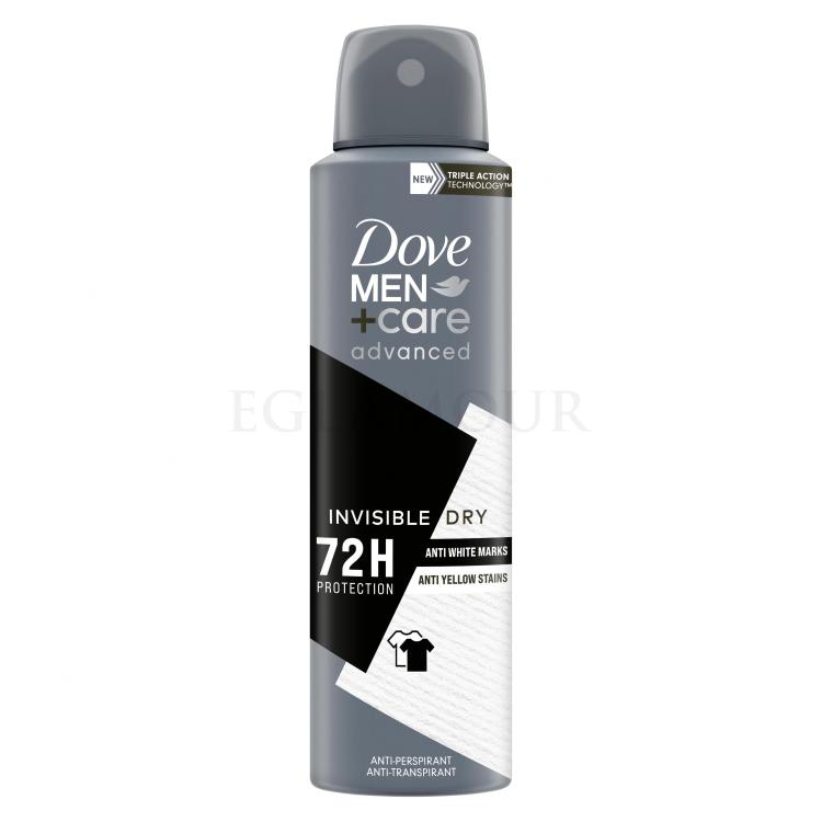 dove men+care invisible dry antyperspirant w sprayu 150 ml   