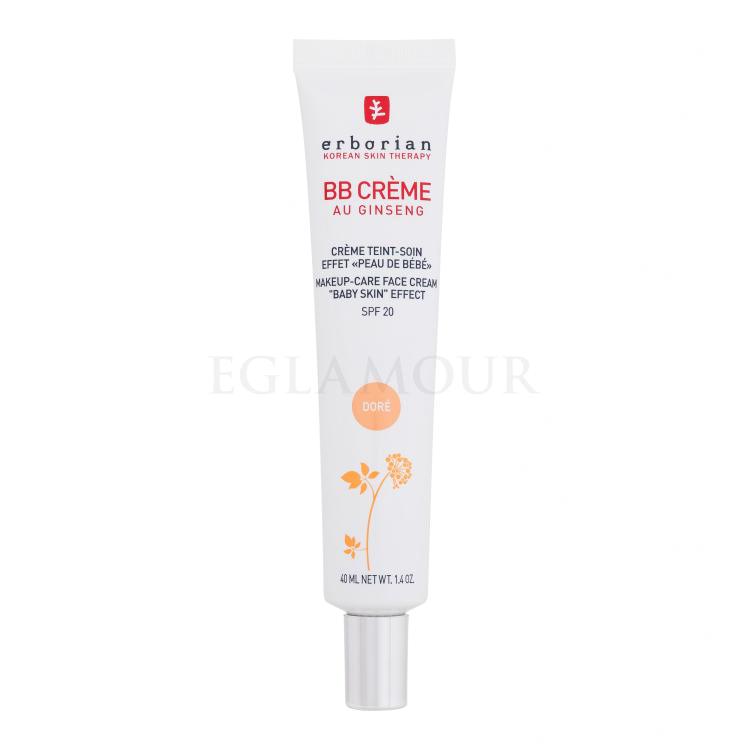 Erborian BB Crème Makeup-Care Face Cream SPF20 Krem BB dla kobiet 40 ml Odcień Doré