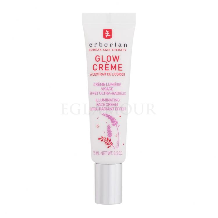 Erborian Glow Crème Illuminating Face Cream Krem do twarzy na dzień dla kobiet 15 ml
