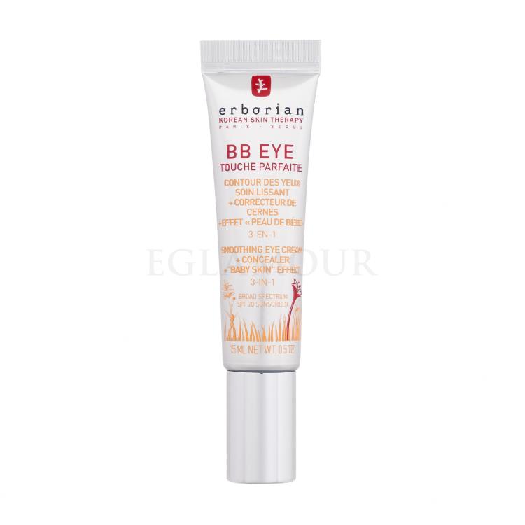 Erborian BB Eye Smoothing Eye Cream + Concealer SPF20 Krem BB dla kobiet 15 ml