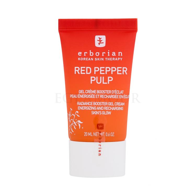 Erborian Red Pepper Pulp Radiance Booster Gel Cream Żel do twarzy dla kobiet 20 ml