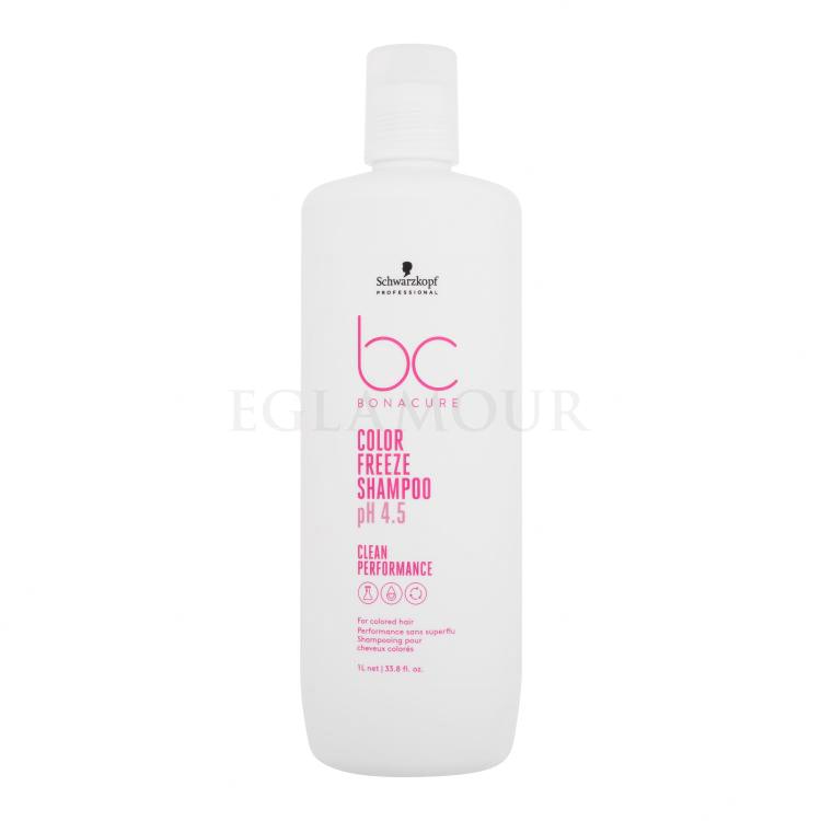 Schwarzkopf Professional BC Bonacure Color Freeze pH 4.5 Shampoo Szampon do włosów dla kobiet 1000 ml