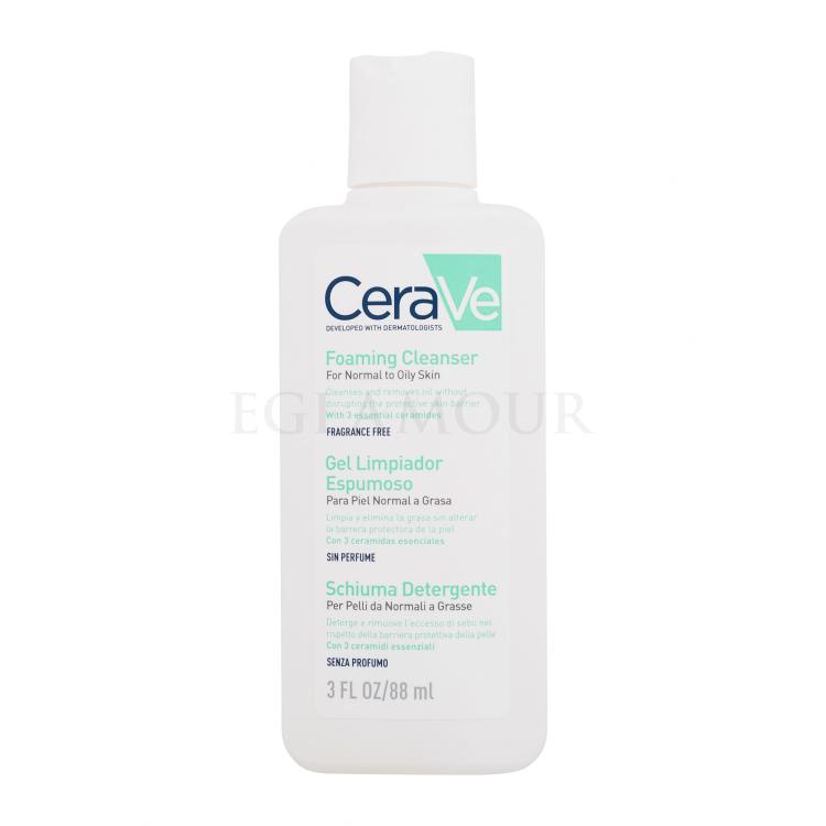 CeraVe Facial Cleansers Foaming Cleanser Żel oczyszczający dla kobiet 88 ml