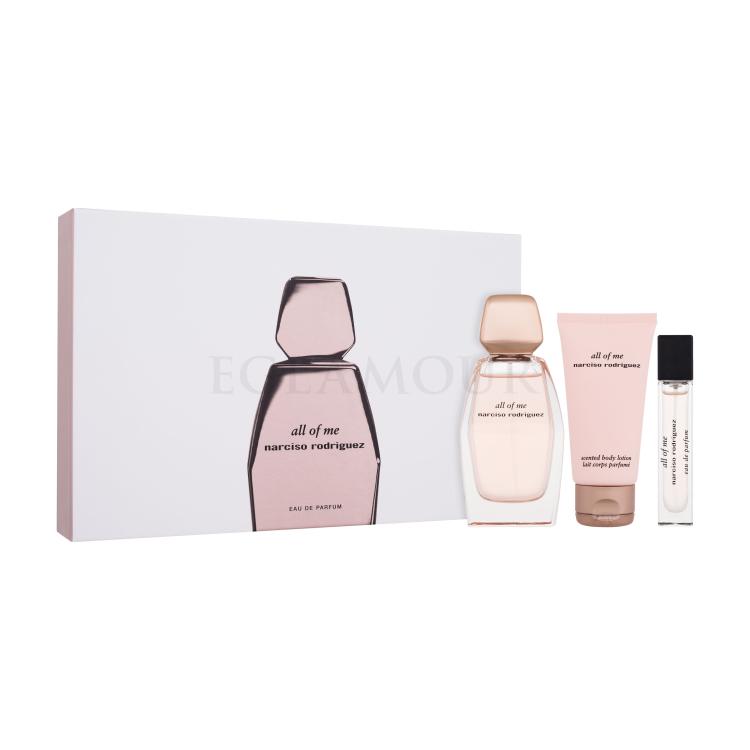 Narciso Rodriguez All Of Me Zestaw woda perfumowana 90 ml + woda perfumowana 10 ml + mleczko do ciała 50 ml