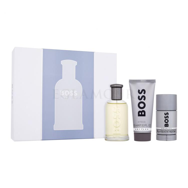 HUGO BOSS Boss Bottled Zestaw woda toaletowa 100 ml + żel pod prysznic 100 ml + dezodorant 75 ml