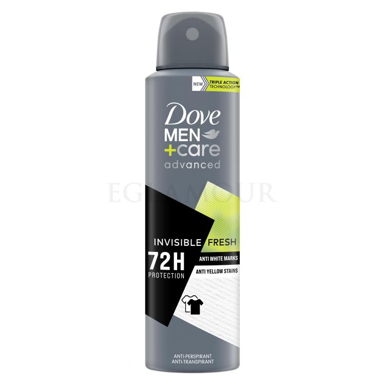 dove men+care advanced invisible fresh antyperspirant w sprayu 150 ml   