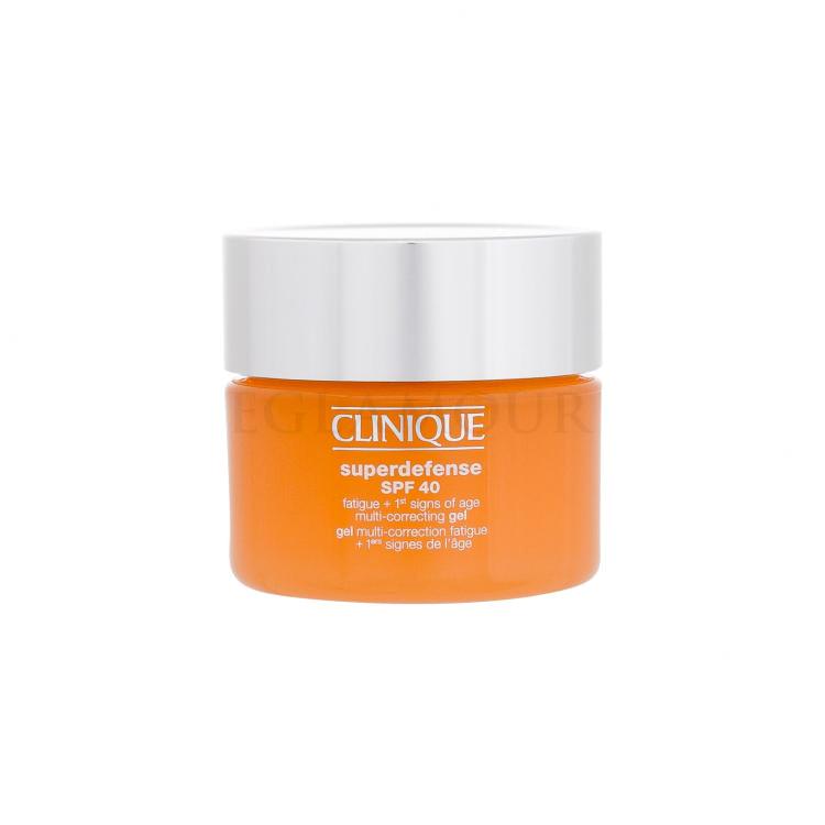 Clinique Superdefense Multi-Correcting SPF40 Żel do twarzy dla kobiet 30 ml