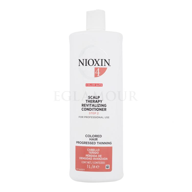 Nioxin System 4 Color Safe Scalp Therapy Revitalizing Conditioner Odżywka dla kobiet 1000 ml