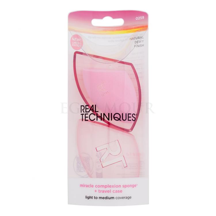 Real Techniques Miracle Complexion Sponge Limited Edition Pink Aplikator dla kobiet Zestaw