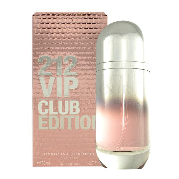 Carolina Herrera 212 VIP Club Edition Woda toaletowa dla kobiet 80 ml Uszkodzone pudełko