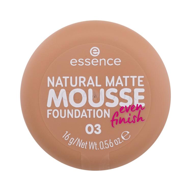 Essence Natural Matte Mousse Podkład dla kobiet 16 g Odcień 03