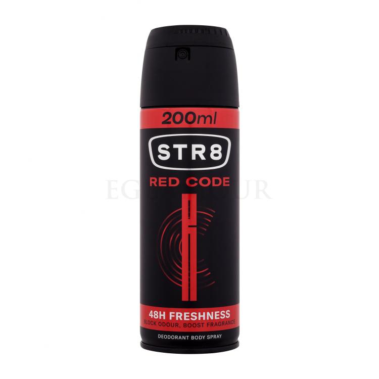 STR8 Red Code Dezodorant dla mężczyzn 200 ml
