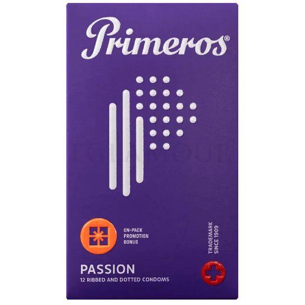 Primeros Passion Prezerwatywy dla mężczyzn Zestaw Uszkodzone pudełko