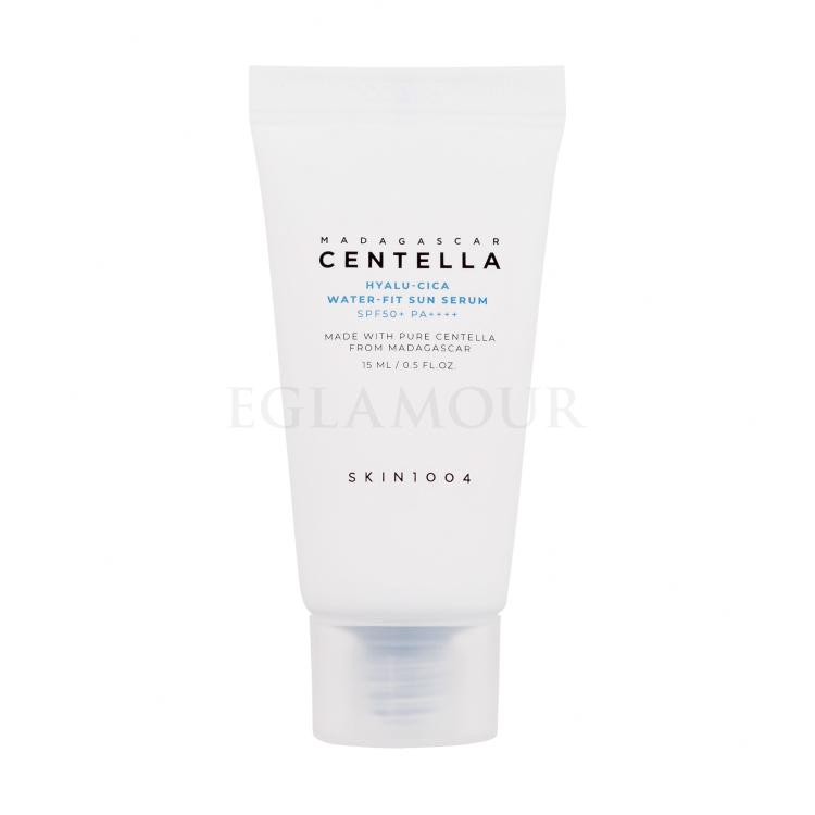 SKIN1004 Hyalu-Cica Water-Fit Sun Serum SPF50+ Preparat do opalania twarzy dla kobiet 15 ml