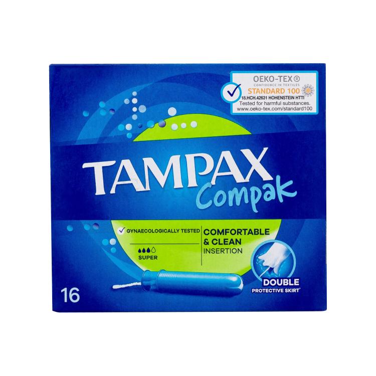 Tampax Compak Super Tampon dla kobiet Zestaw