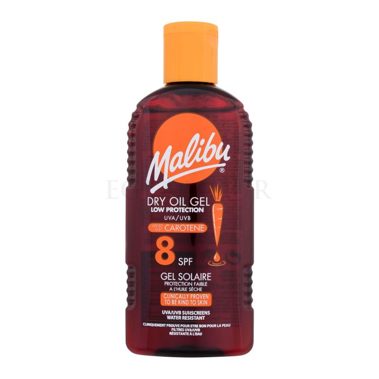 Malibu Dry Oil Gel With Carotene SPF8 Preparat do opalania ciała 200 ml