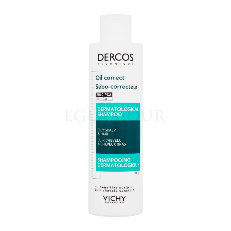 Vichy Dercos Oil Control Shampoo Szampon do włosów dla kobiet 200 ml