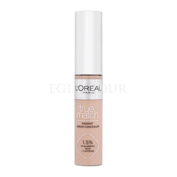 L'Oréal Paris True Match Radiant Serum Concealer Korektor dla kobiet 11 ml Odcień 1.5N